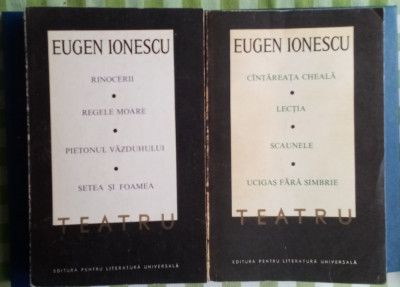 Eugen Ionescu - TEATRU - VOL. 1 si 2 foto