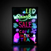 Tabla LED rescriptibila 40x60 cm, reclama luminoasa efect neon, suport inclus, ProCart