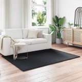 Cumpara ieftin Covor din Blana Faux de Iepure Olite Negru 120 x 170 cm