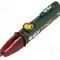 Detector tensiune fara contact, clips, detector de tensiune fara atingere, semnalizare optica (LED) &amp;#351;i acustica a tensiunii detectate, EXTECH - D