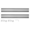 Set Sine Ghidare 2x700mm GRAPHITE 58G023 cu Conector si Cleme, Compatibil Energy+, Scule electrice, Prelucrare precisa, Siguranta sporita