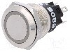 Intrerupator anti-vandalism, ON-ON, &Oslash;19mm, EAO, 82-5151.2124