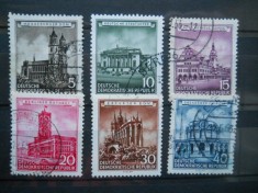 1955 SERIE GERMANIA DDR COTA 23$ foto