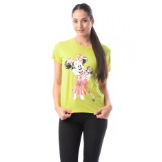 E293-991 Tricou cu maneca scurta si imprimeu Minnie Mouse