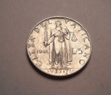 Vatican 5 lire 1951, Europa