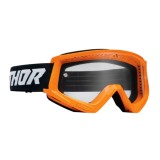 Ochelari Thor Combat Racer sticla clara negru cu portocaliu