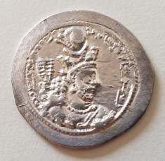 Vahran V (AD 420-438) - Sasanian - Argint foto