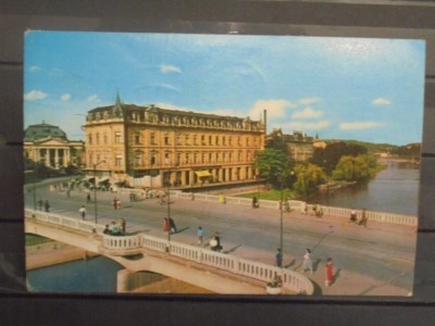 R.S.R. - ORADEA - POD PESTE CRIS - 1972 - CIRCULATA, TIMBRATA - foto