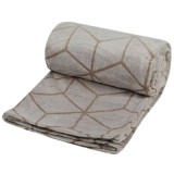 Patura dubla Bej cu Model 230x210cm
