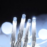 Instalație Lumini LED, Perdea, 288 Becuri, Lumină Alb Rece, Cablu Transparent, Lungime 6m, Programe Incluse, Oem