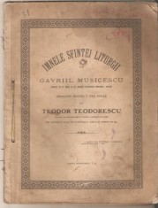 Imnele Sfintei Liturghii-Gavril Musicescu 1925 foto