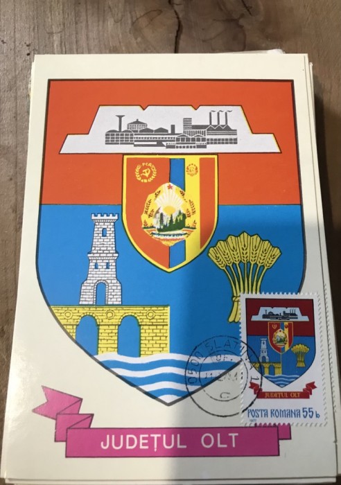 CPIF Stema cu timbru al judetului Olt
