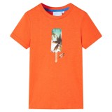 Gossi tricou pentru copii, portocaliu inchis, 128