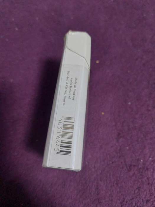 Reclama veche,PACHET vechi TIGARI"DAVIDOFF"LIGHTS Superior LIGHTS-cartonat-gol