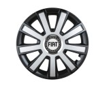 Cumpara ieftin Set 4 capace roti Flash Gri-Negru R16 pentru gama auto Fiat, Autohelix MSA