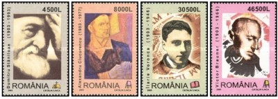 Romania 2003 - Personalități II, serie neuzata foto