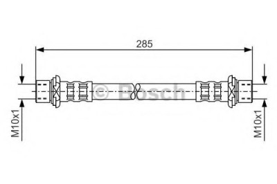 Conducta / cablu frana TOYOTA URBAN CRUISER (NSP1, NLP1, ZSP1, NCP11) (2007 - 2016) BOSCH 1 987 476 725 foto