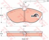 Set placute frana,frana disc FIAT DUCATO caroserie (230L) (1994 - 2002) TRW GDB1105
