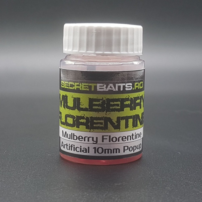 Secret Baits 10mm Popup Artif. Mulberry Florentine Flavour