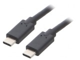 Cablu USB-C 3.1 3m Negru, QOLTEC