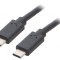 Cablu USB-C 3.1 3m Negru