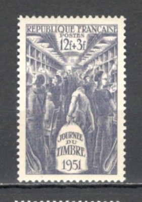 Franta.1951 Ziua marcii postale SF.161 foto