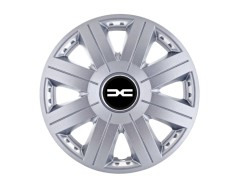 Set 4 Capace Roti Autohelix MSA&reg; potrivite jantelor de 15 inch, pentru Dacia Nou model Cosmos Gray