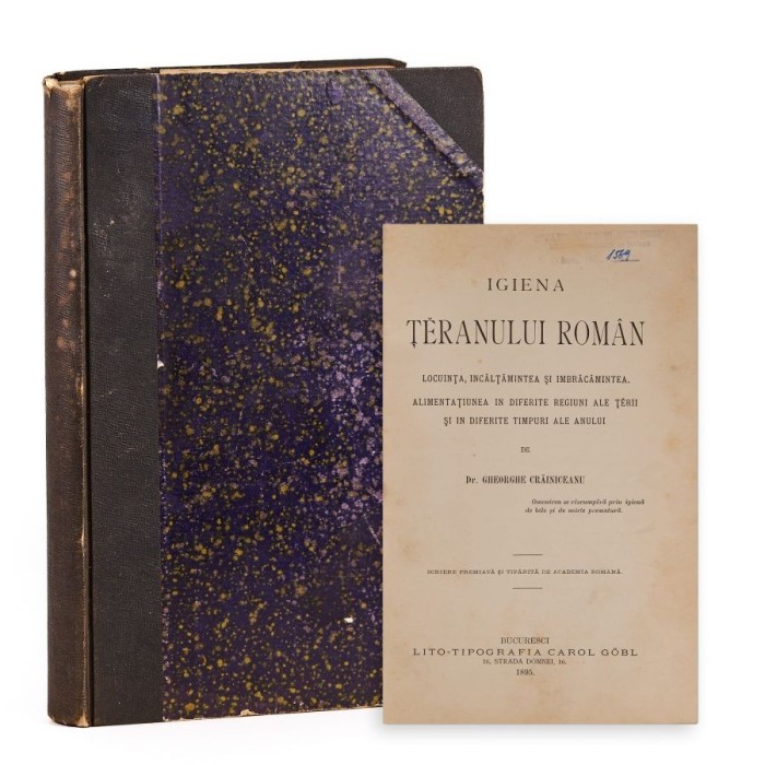 Gheorghe Crăiniceanu, Igiena țăranului rom&acirc;n, 1895