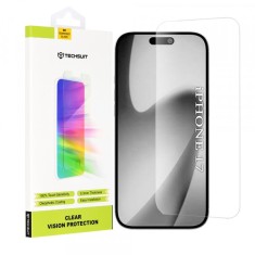 Folie de protectie Ecran Techsuit Clear Vision pentru Apple iPhone 17, Sticla Securizata, Full Glue