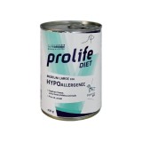 DIETA VETERINARA UMEDA PROLIFE HYPOALLERGENIC PENTRU CAINI DE TALIE MEDIE MARE CV 400G