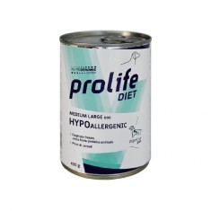 DIETA VETERINARA UMEDA PROLIFE HYPOALLERGENIC PENTRU CAINI DE TALIE MEDIE MARE CV 400G