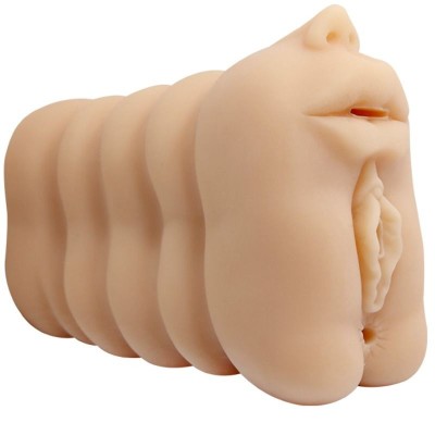 Masturbator 3 in 1, vagin, fund si gura foto