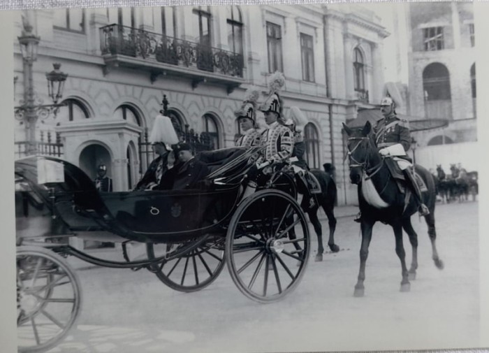 1934 Foto Berman / M S Regele / voevodul Mihai / Palatul Regal Bucuresti