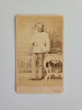 Rara Foto Samuel Herter, Barbat in uniforma, militar 1857-65, Brasov, Kronstadt!
