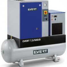 Compresor Aer Evert 500L, 400V, 7.5kW EVERT7,5/500/D-S