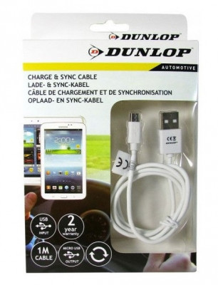 Cablu Incarcator Dunlop Micro Usb 2.1A 1M 35503425 foto