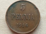FINLANDA-5 PENNIA 1916