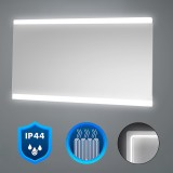 Oglindă Leziter Liv 100 LED, 100x60 cm, Alb Rece 6000K, Control Tactil, IP44, Reglabil