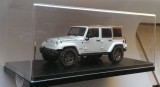 Macheta Jeep Wrangler Unlimited 2018 Golden Eagle alb- Greenlight 1/43