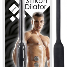 Dilatator Cu Vibratii / Vibrator Pentru Stimulare Uretrala (Barbati), Negru, 19 cm