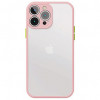 Husa cu protectie la camere si finisaj mat pentru apple iphone, roz - alege modelul!