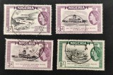 Nigeria (Federația Nigeriei / Colonie Britanică) 1958&ndash;1959 - Set de 4 Timbre -PV1