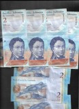 Venezuela 2 bolivari bolivares 2012 VF-XF sifonate (consecutive) pret pe bucata