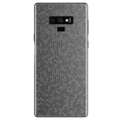 Set Folii Skin Acoperire 360 Compatibile cu Samsung Galaxy Note 9 (Set 2) - ApcGsm Wraps HoneyComb Gray foto