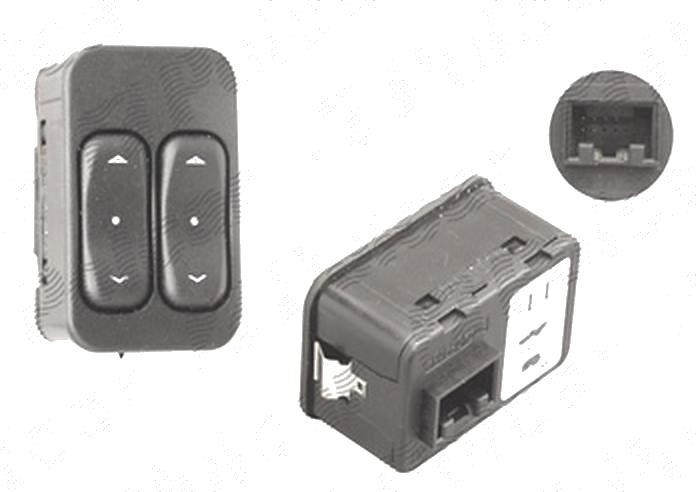 Buton , comutator macara usa Opel Astra G, 01.1998-08.2009; Zafira, 01.1999-05.2005, dublu; 6 pini