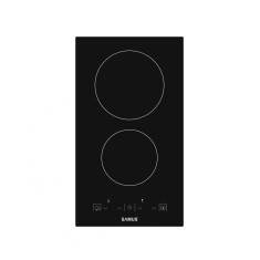 Plita incorporabila Samus PSVE-32BG3, Vitroceramica, 2 arzatoare, 30 cm, Touch Control, Timer, Negru
