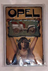 Tabla ornamentala Opel foto