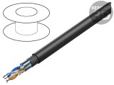 Cablu RS485 2x2x24AWG litat Cu LSZH negru 152m CPR: Eca 300V, 9842LS.00152