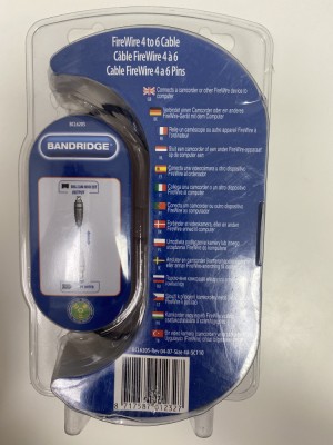 Cablu firewire Bandridge BCL6205 4 pini - 6 pini / 4,5m (269) foto