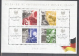 Germany Bundes 1999 50 years Bundesrepublik perf. sheet Mi.B49 MNH DA.193, Nestampilat